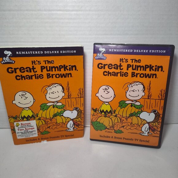 It's the Great Pumpkin, Charlie Brown (Deluxe Edition) DVD w/sleeve - VERY GOOD - Picture 1 of 3